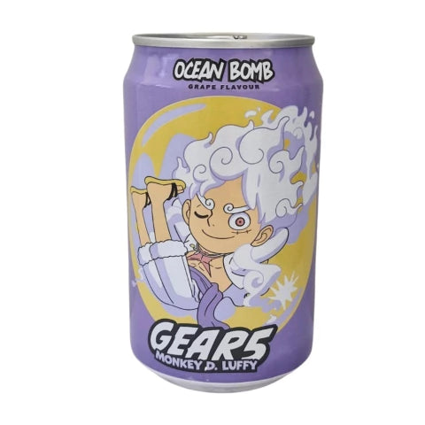 Ocean Bomb One Piece Soda Drink GRAPE 330ml
