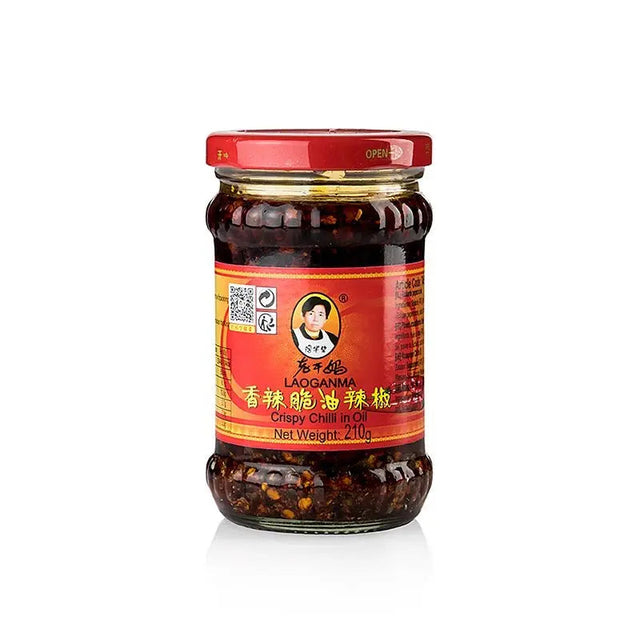 LaoGanMa Crispy Chilli in Oil Jar 210g