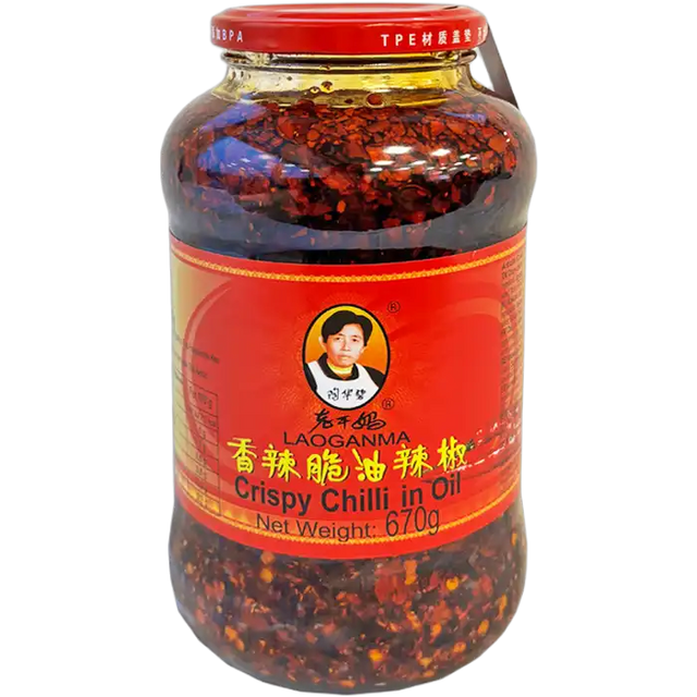LaoGanMa Crispy Chilli in Oil Jar 670g