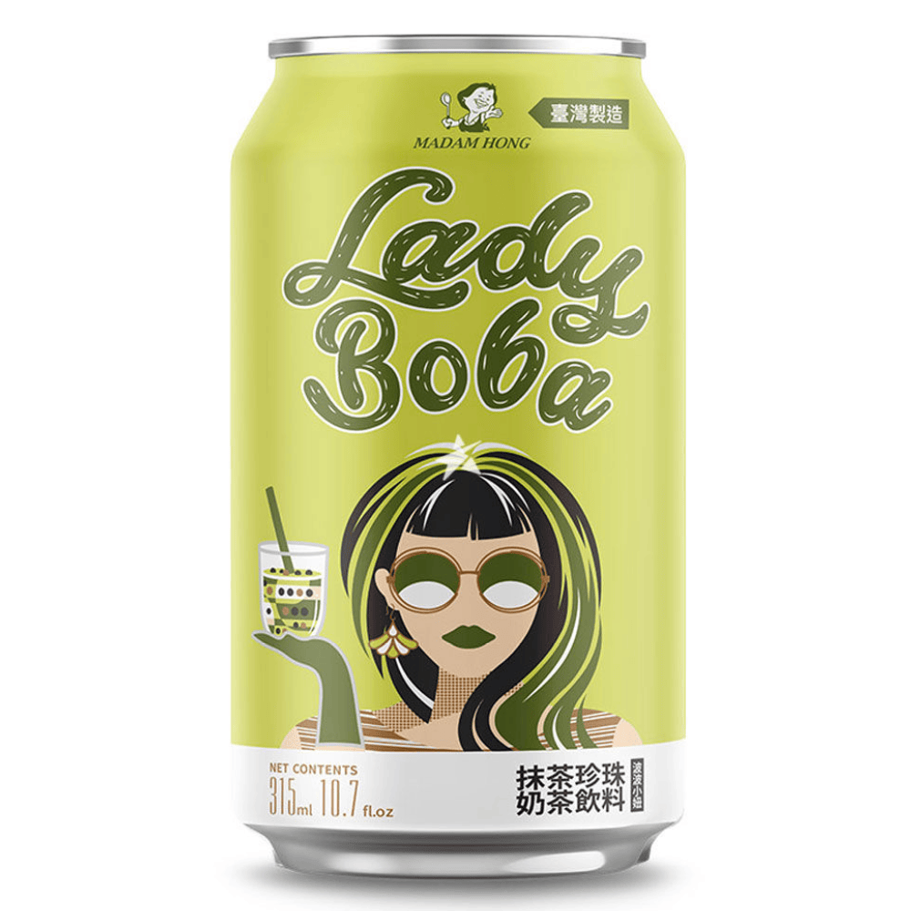 Madam Hong Pearl Milk Tea Matcha 315ml