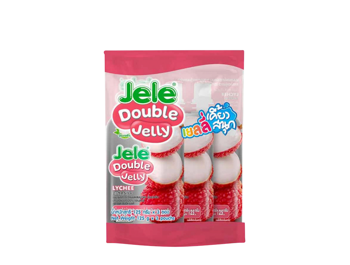Jele Jele Double Jelly - Lychee 125g