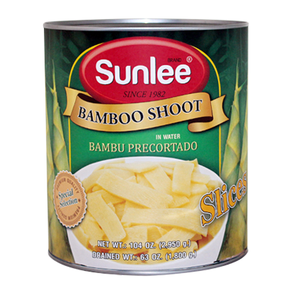 Sunlee Canned Thai Bamboo Shoot Slices in Water 565g