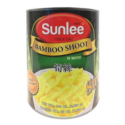 Sunlee Canned Thai Bamboo Shoot Strips in Water 565g