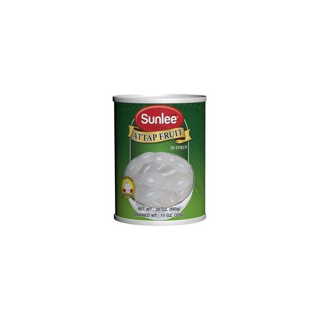 Sunlee Canned Attap Fruit in Syrup 560g (12-Pack Case)