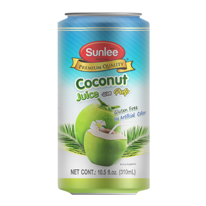 Sunlee Canned Coconut Juice with Pulp 310ml