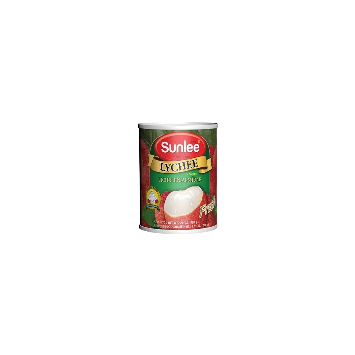 Sunlee Canned Lychee in Heavy Syrup 565g