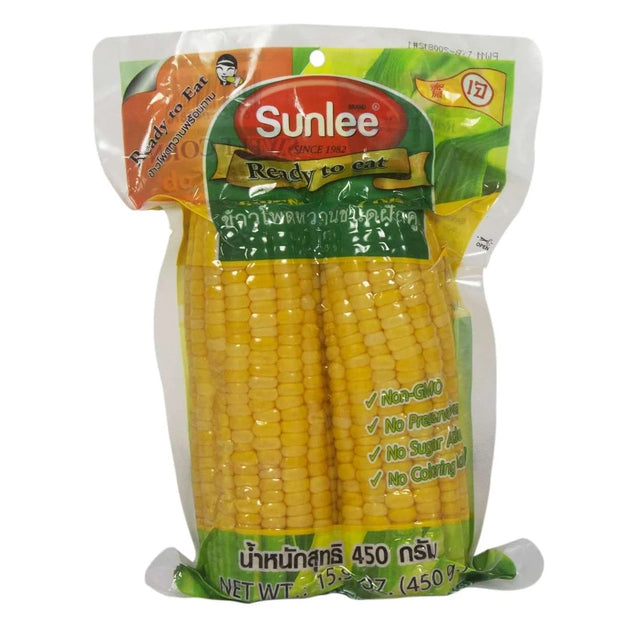 Sunlee Sweet Corn on the Cob Twin 450g
