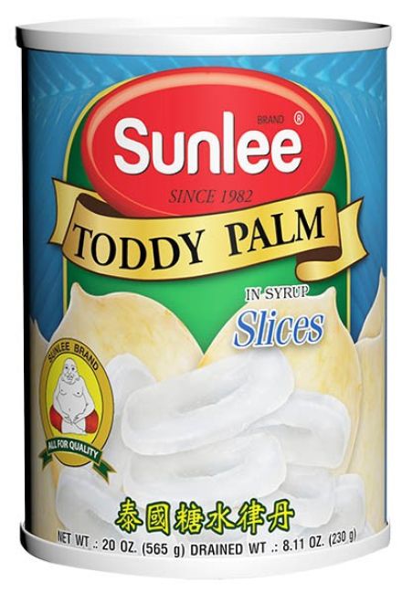Sunlee Canned Toddy Palm Slices in Syrup 565g