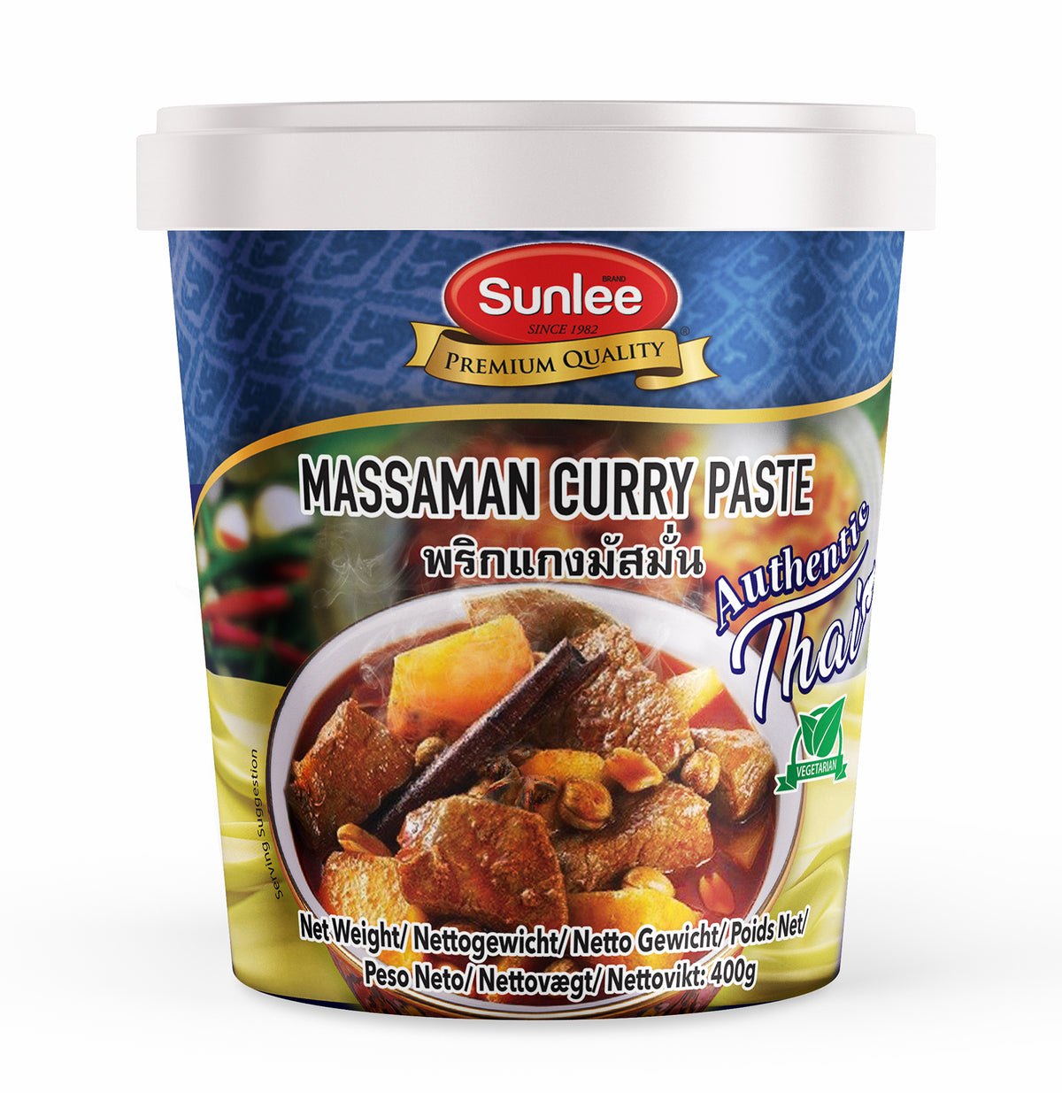 Sunlee Vegan Massaman Curry Paste 400g