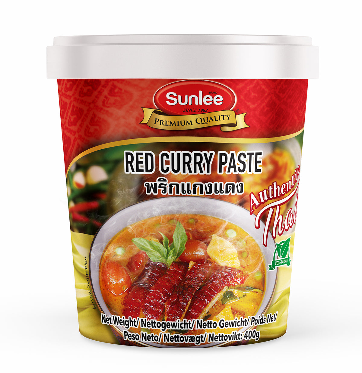 Sunlee Vegan Red Curry Paste 400g