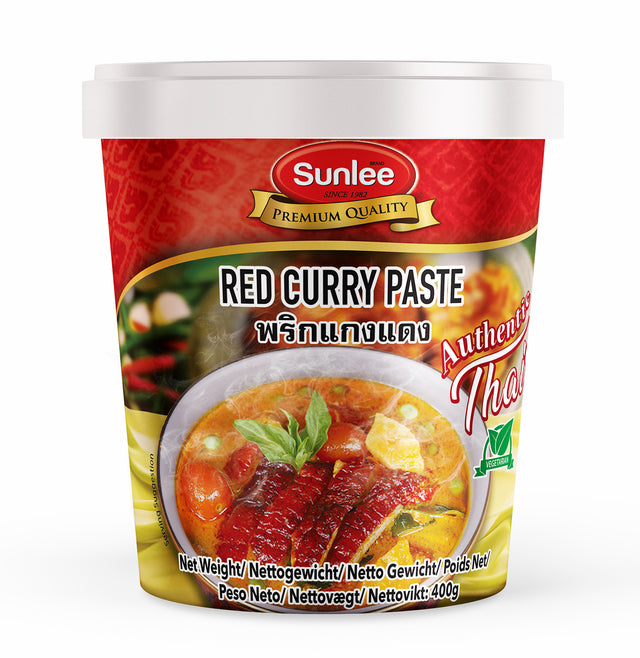 Sunlee Vegan Red Curry Paste 400g