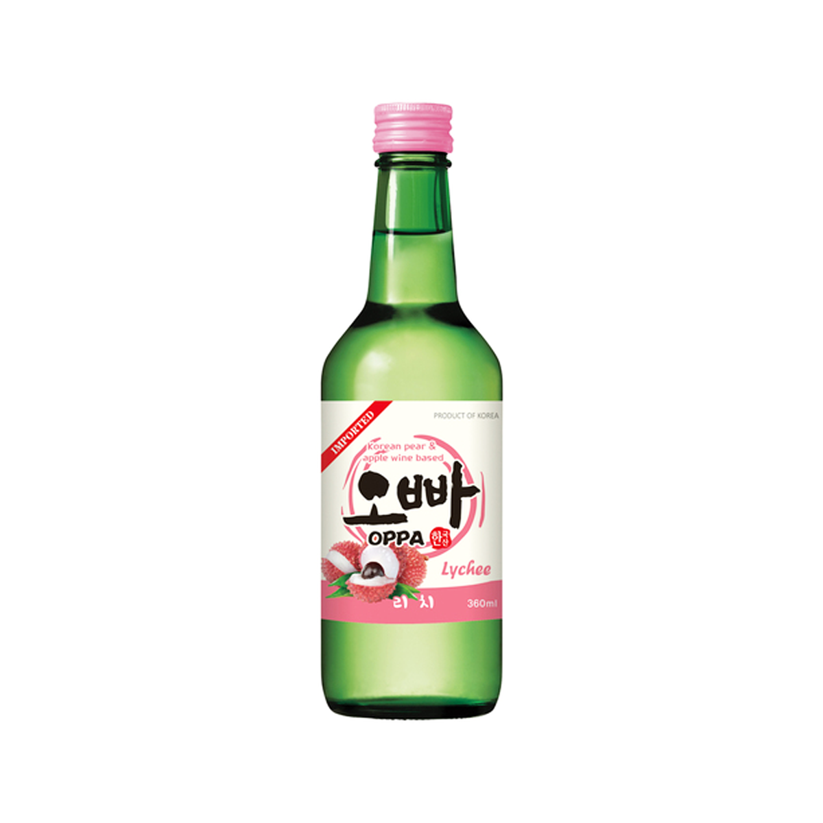 OPPA Soju Lychee (alleen NL,incl accijns) 360ml